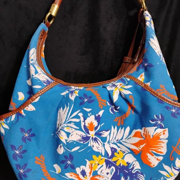 TIGNANELLO Fabric Canvas Tote Shoulder Bag - Picture 7 of 15